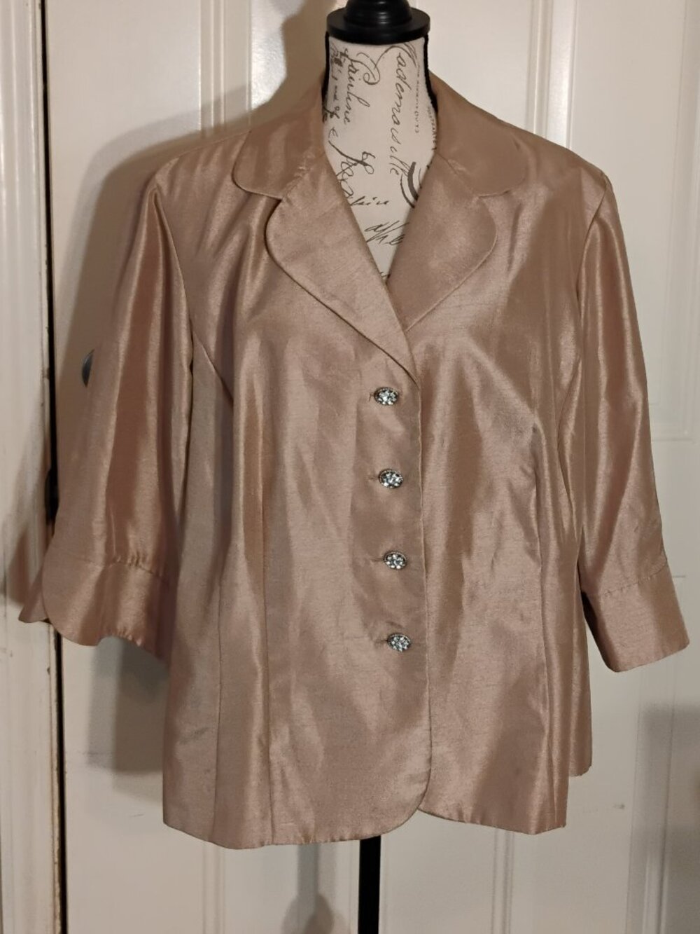 Dana Kay Blouse Women Color Gold Size 20W